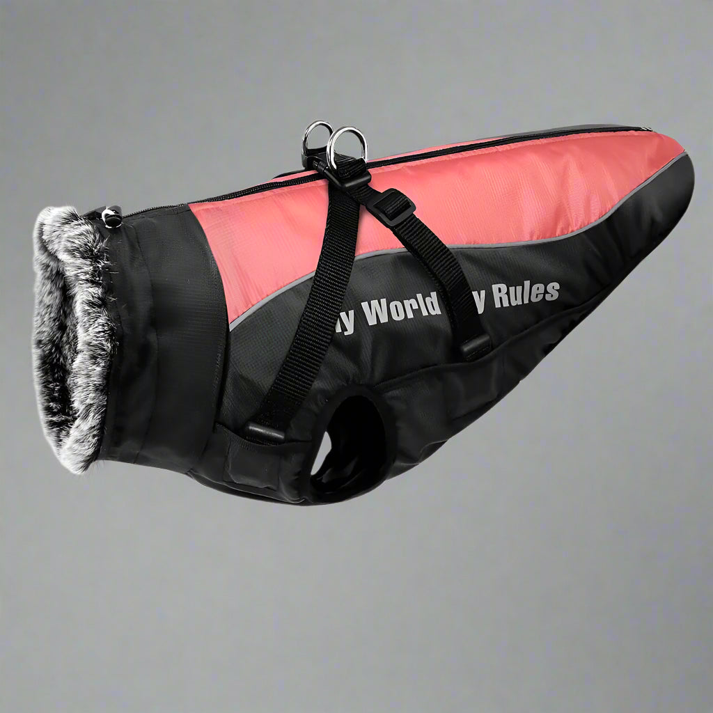 Waterproof Dog Coat with Harness