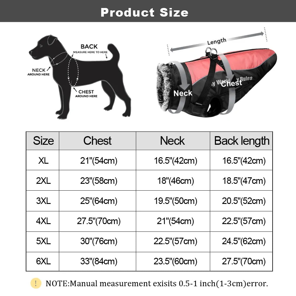 Waterproof Dog Coat with Harness