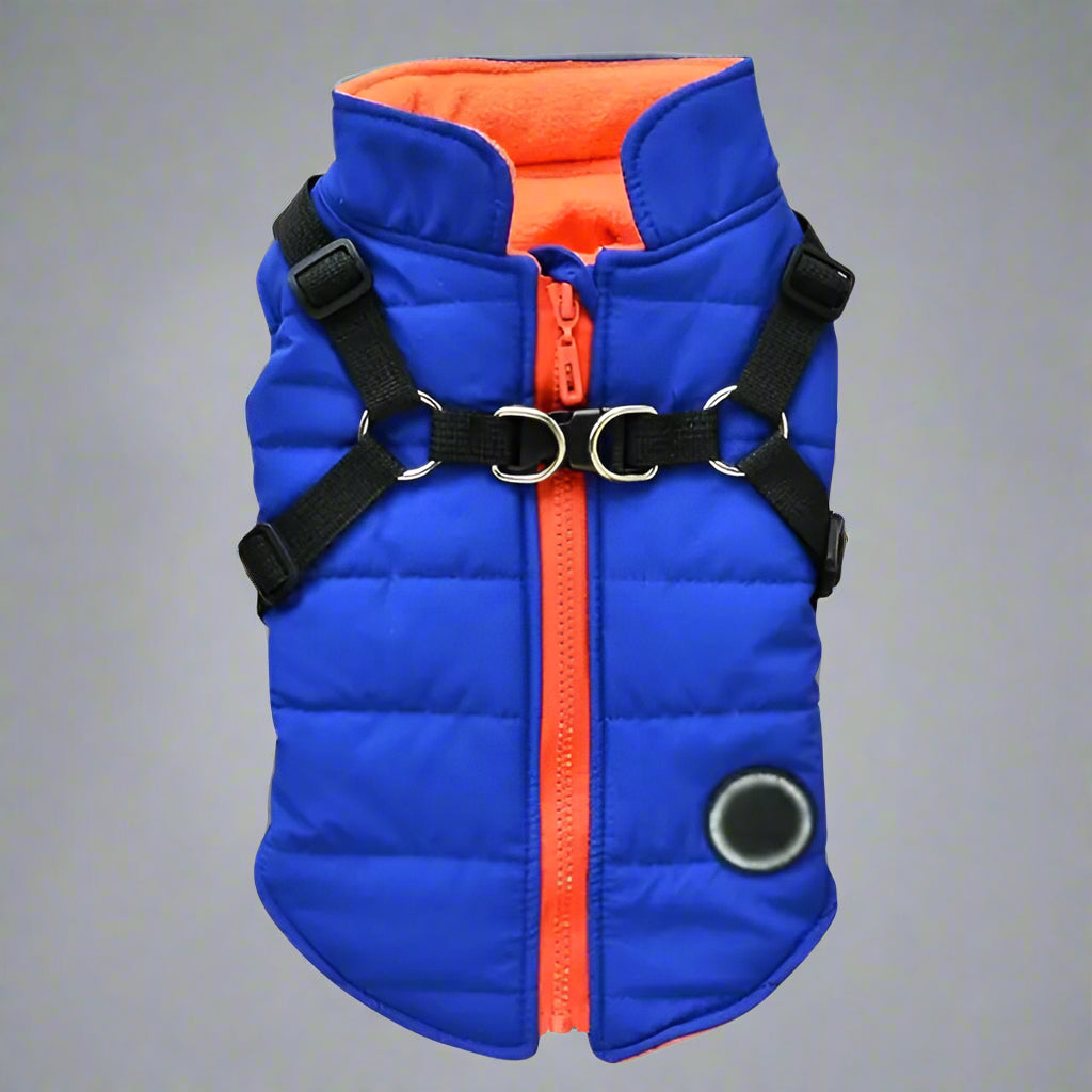 Waterproof Pet Coat with Harness