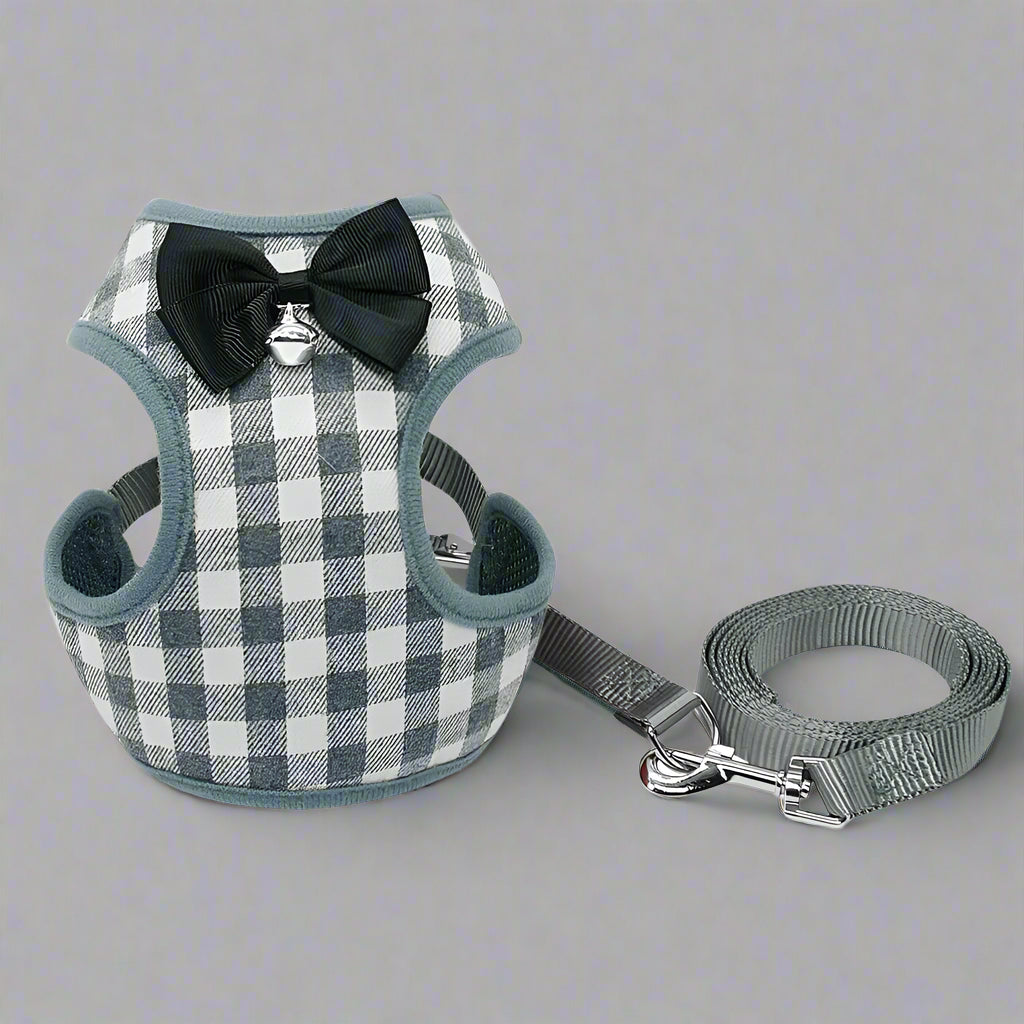 Bowknot Mesh Padded Harness