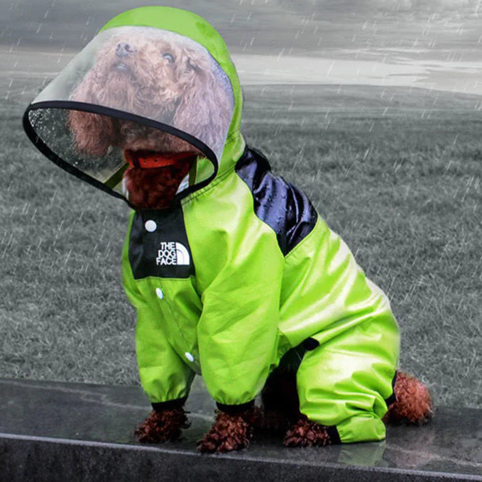 Dog Reflective Raincoat