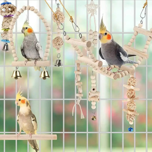 Bird Swing Toy Set